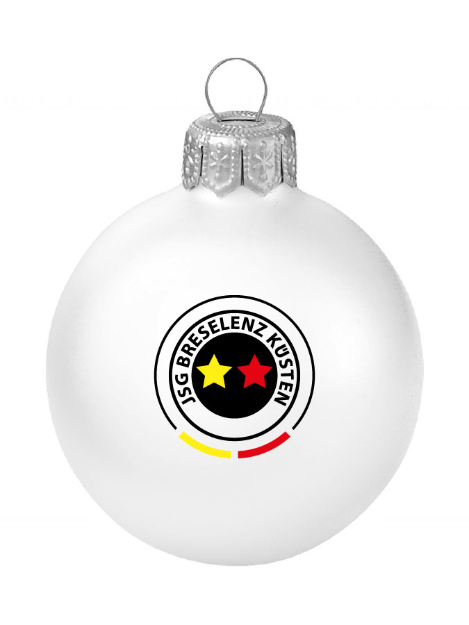 Weihnachtskugel Logo 8cm