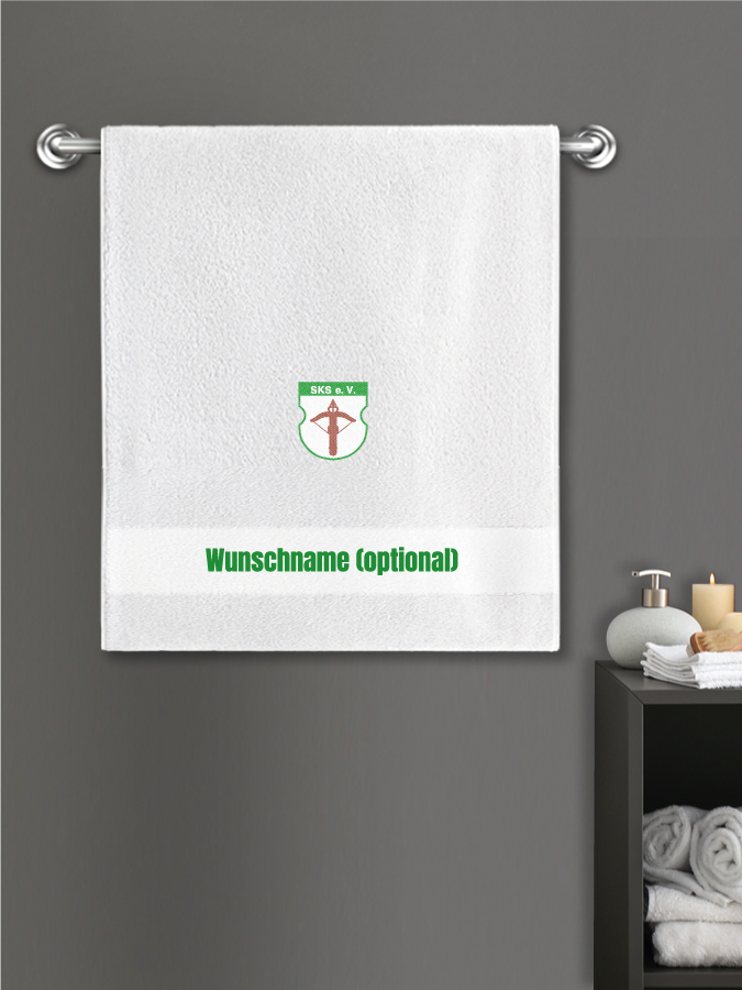 Badehandtuch Team Sticklogo