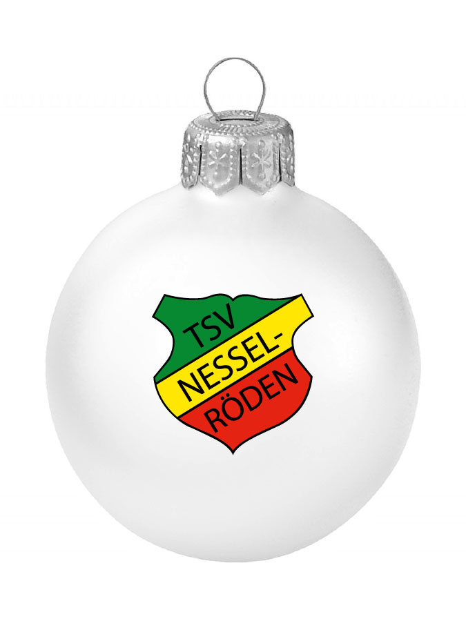 Weihnachtskugel Logo 8cm