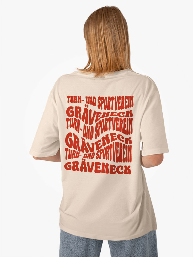 Oversized Shirt Wavy Damen