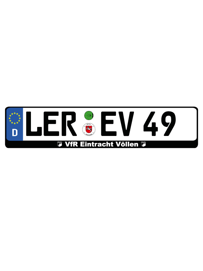 Kennzeichenhalter Kalden (2er Set)