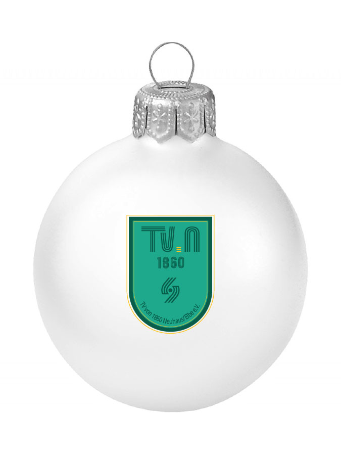 Weihnachtskugel Logo 8cm
