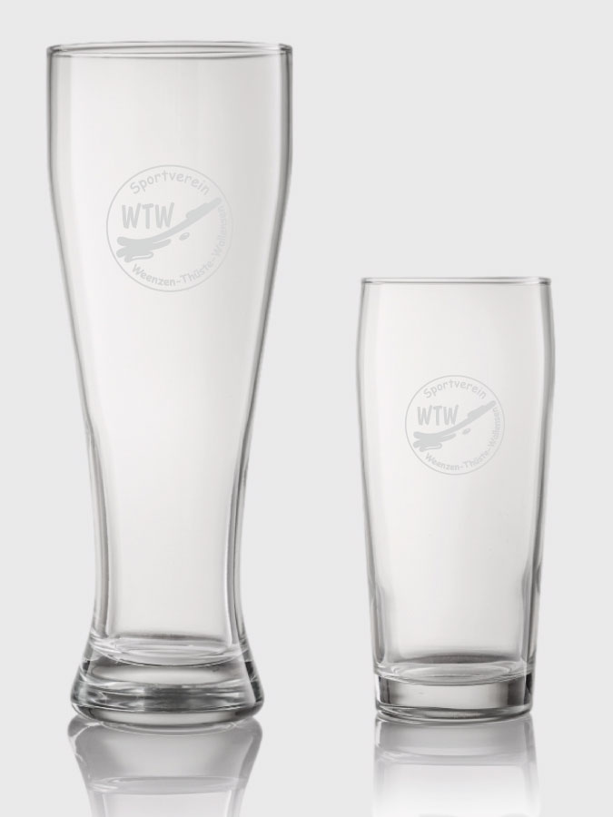 Biergläser Gravur