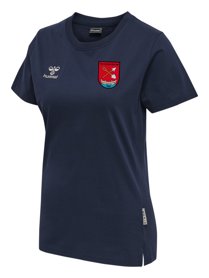 Hummel Move Grid Cotton T-Shirt Wom Damen