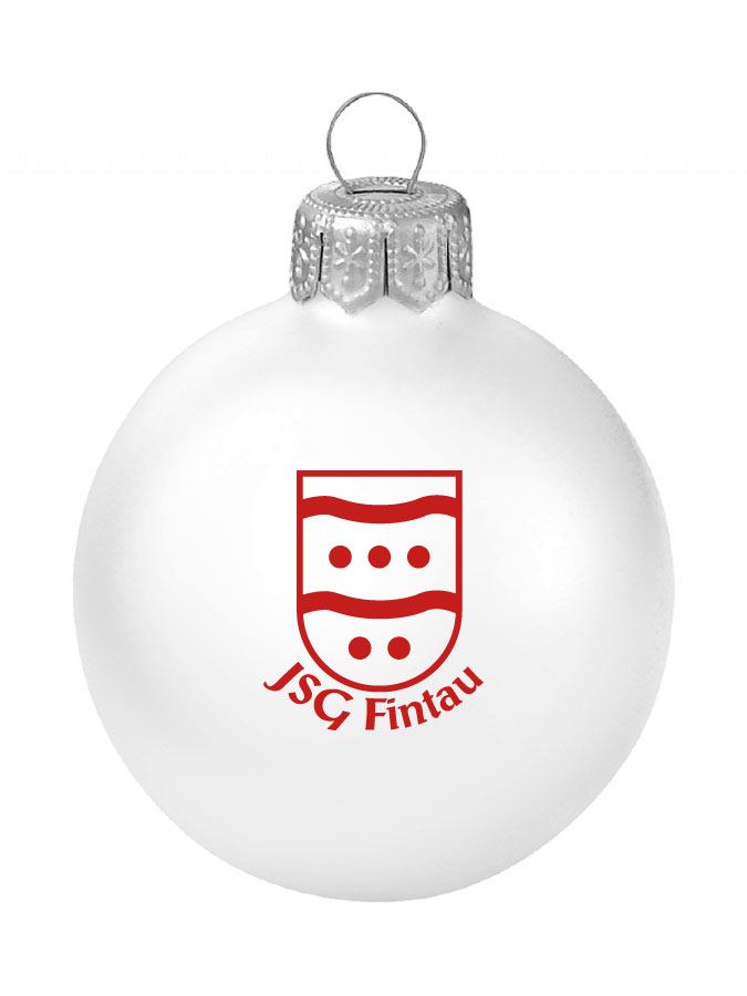 Weihnachtskugel Logo 8cm