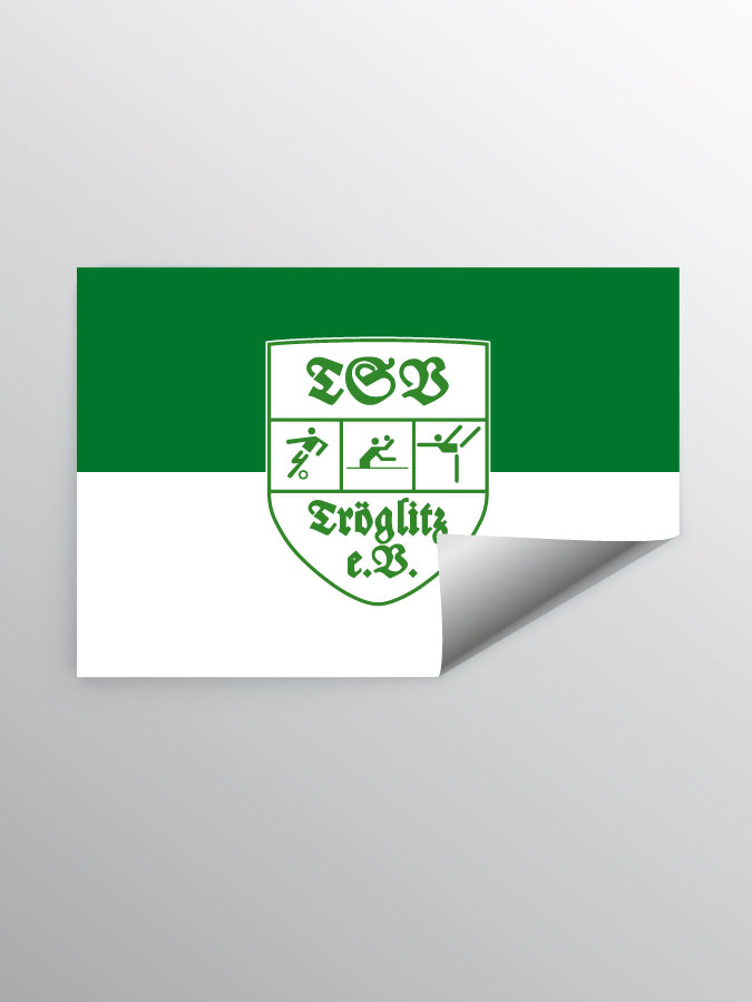 Aufkleber DIN A7 Logo