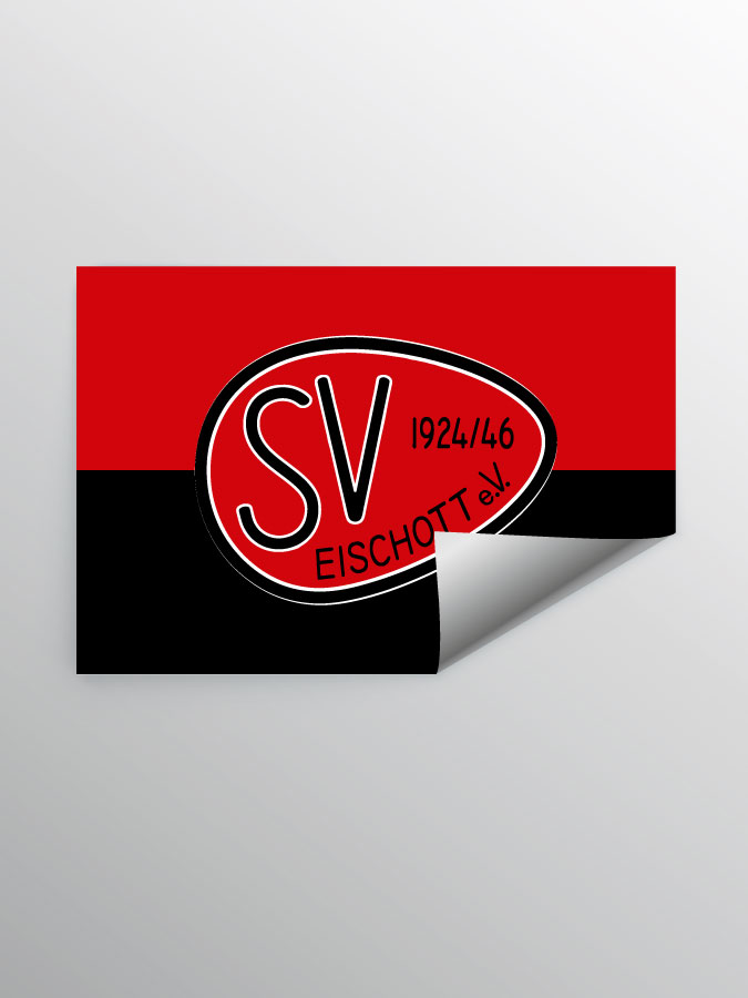 Aufkleber DIN A7 Logo