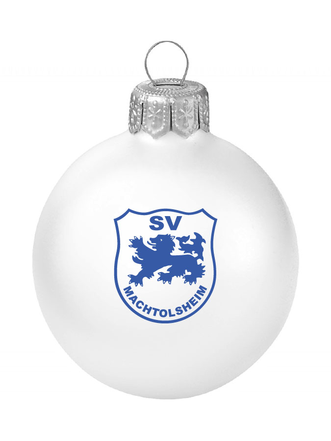 Weihnachtskugel Logo 8cm