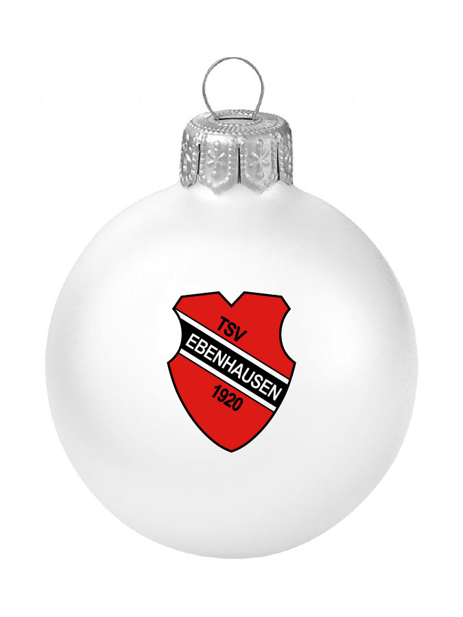 Weihnachtskugel Logo 8cm