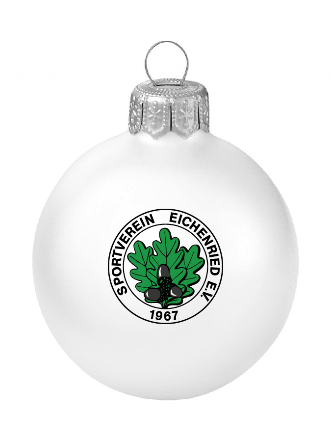 Weihnachtskugel Logo 8cm