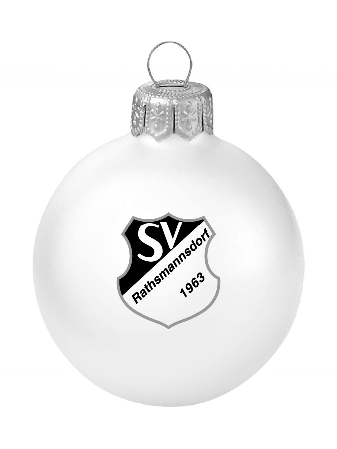 Weihnachtskugel Logo 8cm