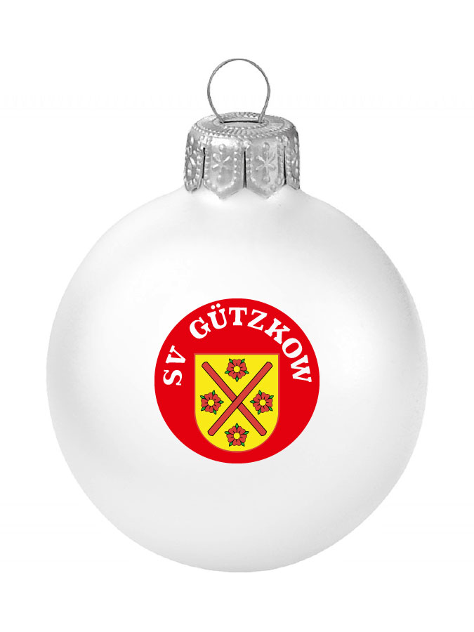 Weihnachtskugel Logo 8cm