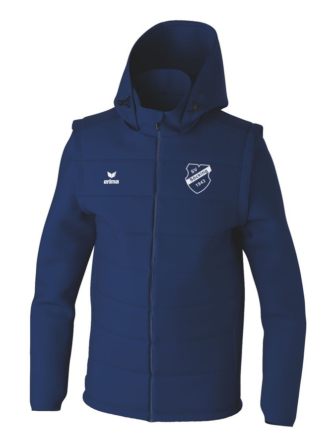 Erima Team Jacke mit abnehmbaren Ärmeln