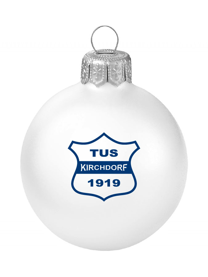 Weihnachtskugel Logo 8cm