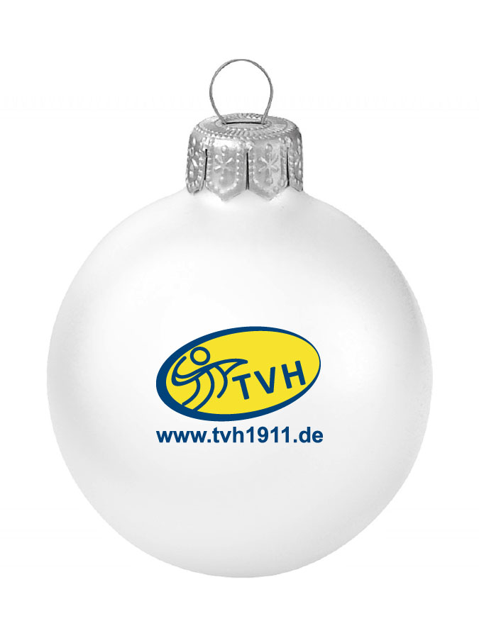 Weihnachtskugel Logo 8cm