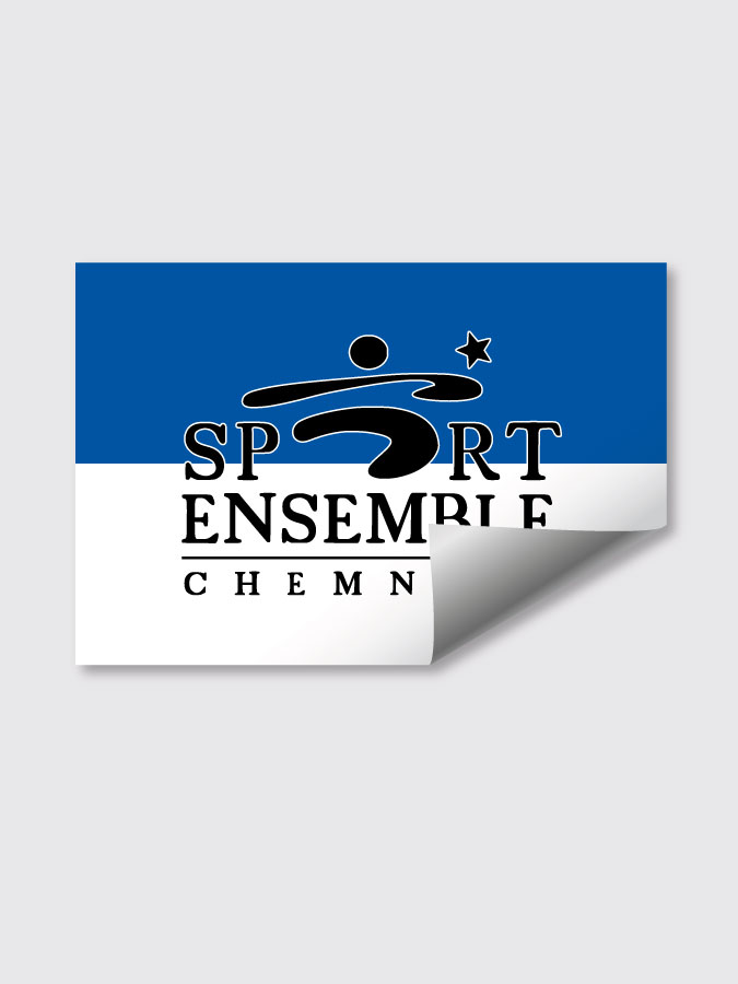 Aufkleber DIN A7 Logo