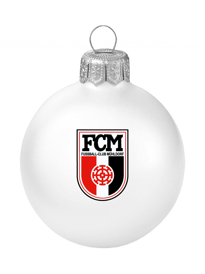 Weihnachtskugel Logo 8cm