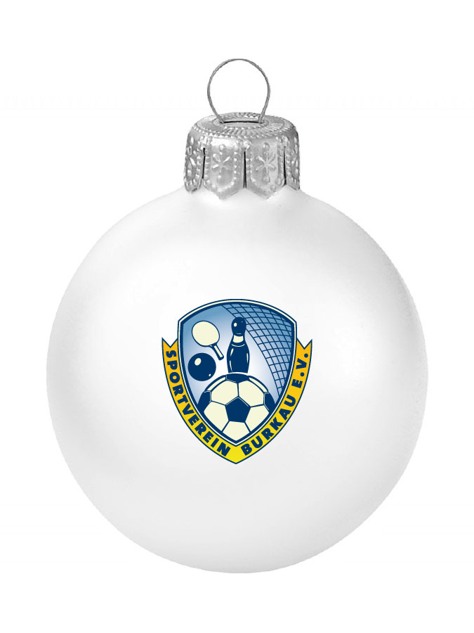 Weihnachtskugel Logo 8cm