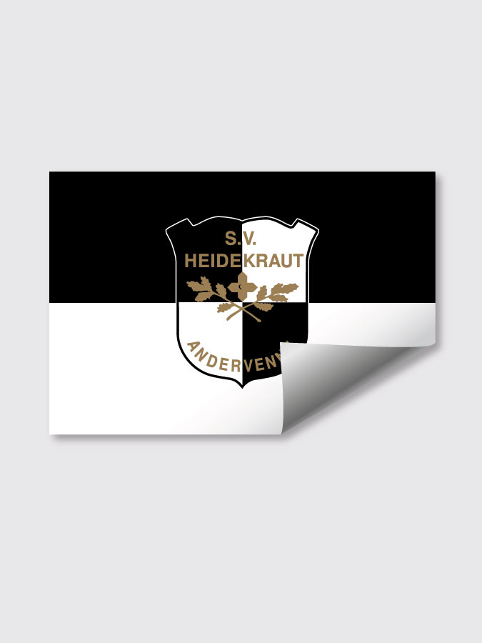 Aufkleber DIN A7 Logo