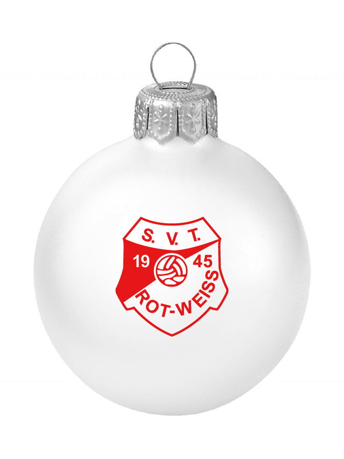 Weihnachtskugel Logo 8cm