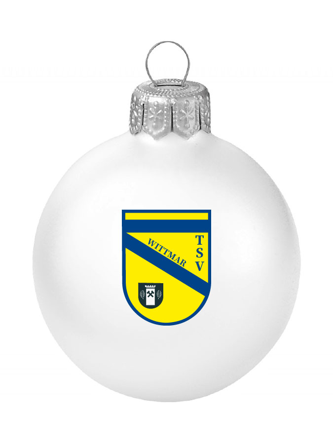 Weihnachtskugel Logo 8cm