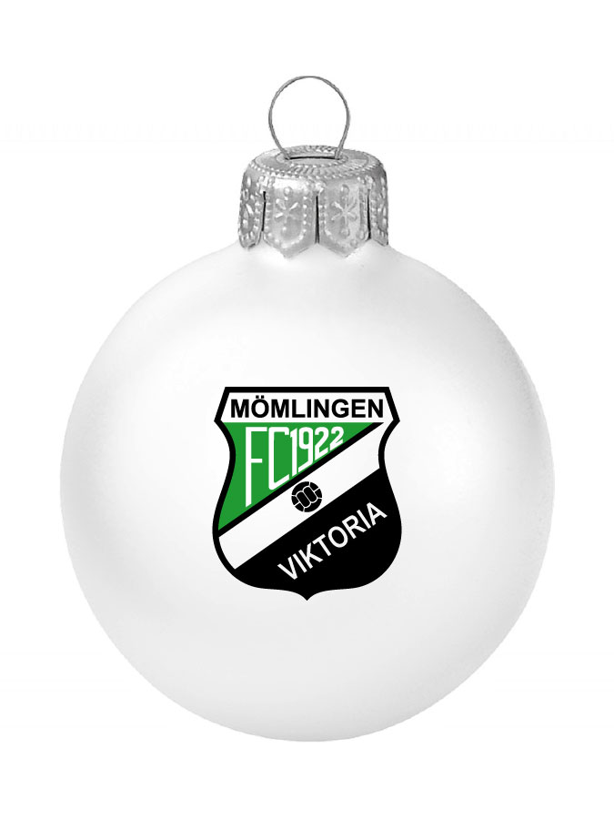 Weihnachtskugel Logo 8cm