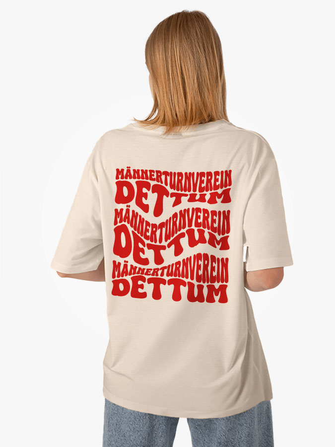 Oversized Shirt Wavy Damen