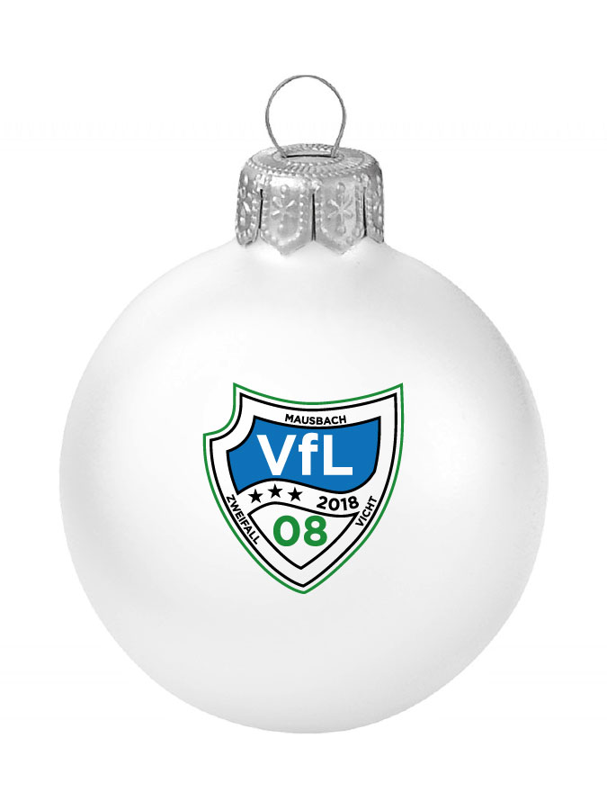 Weihnachtskugel Logo 8cm