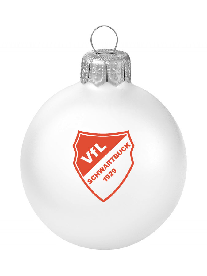 Weihnachtskugel Logo 8cm
