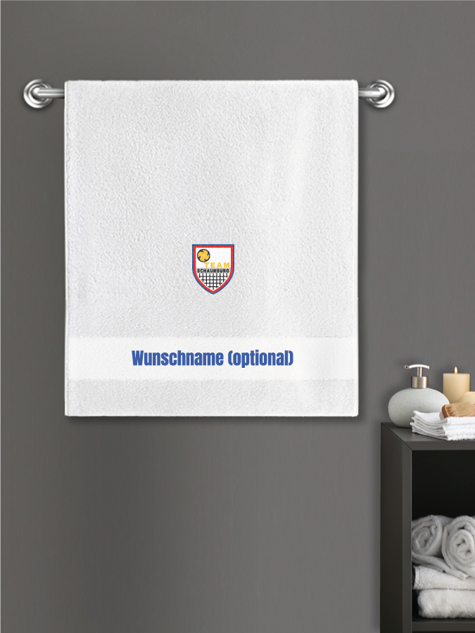 Badehandtuch Team Sticklogo