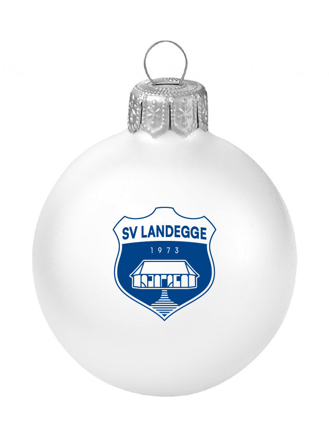 Weihnachtskugel Logo 8cm