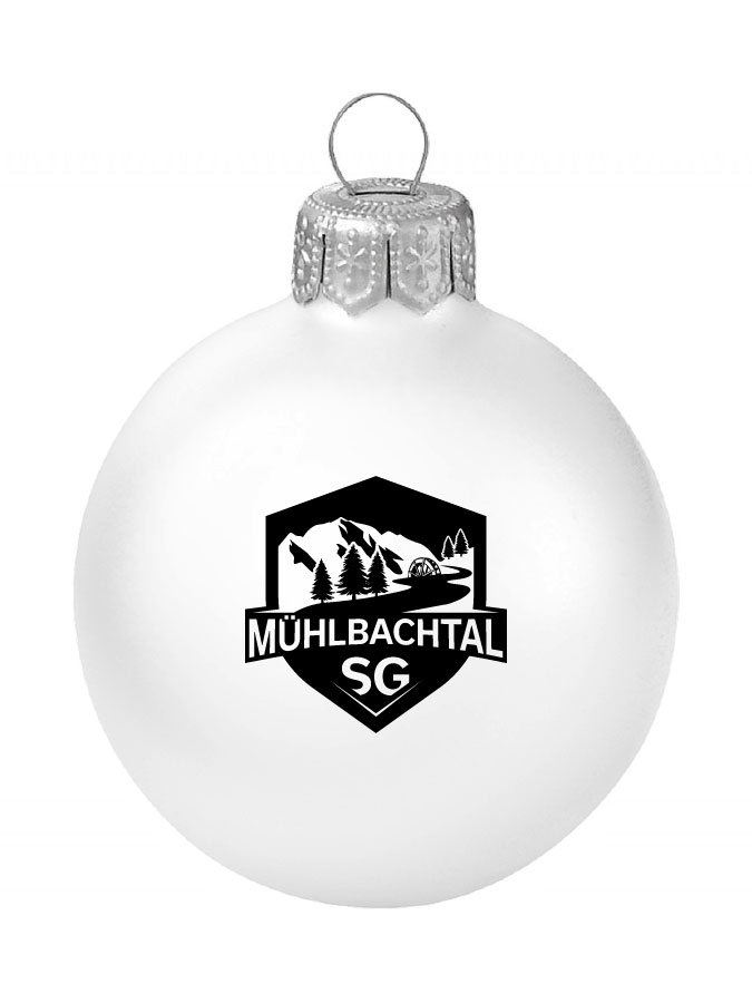 Weihnachtskugel Logo 8cm