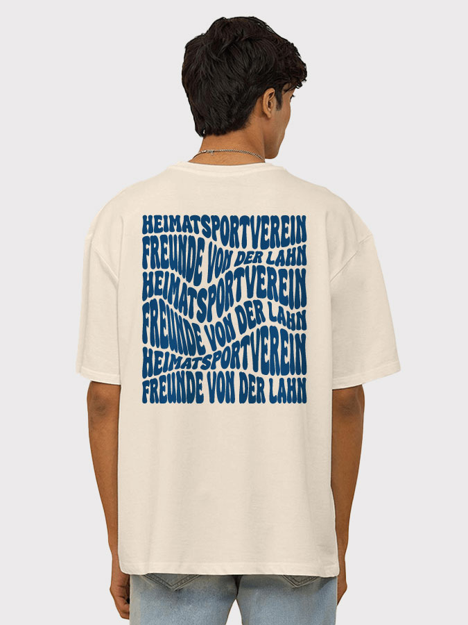 T-Shirt Oversized Wavy Herren
