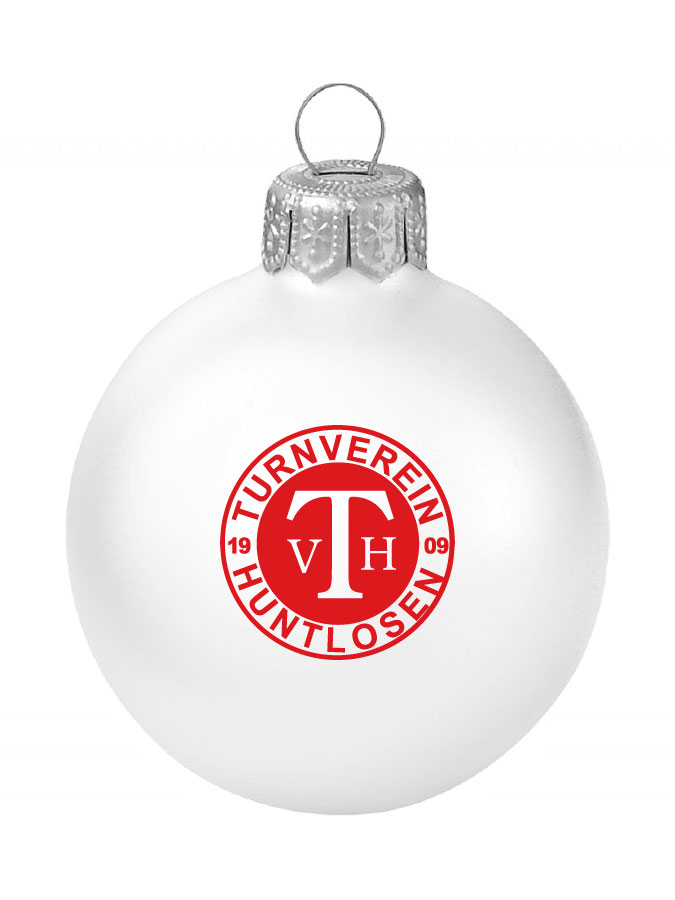Weihnachtskugel Logo 8cm