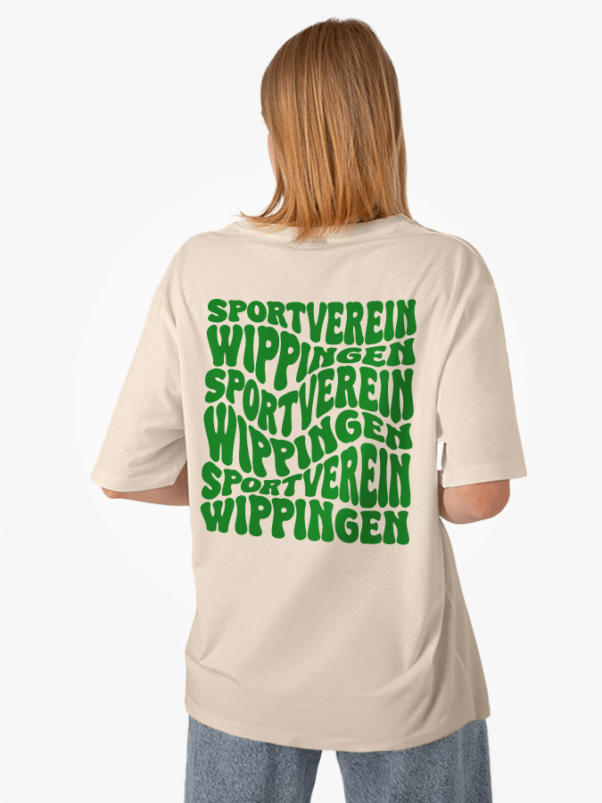 Oversized Shirt Wavy Damen