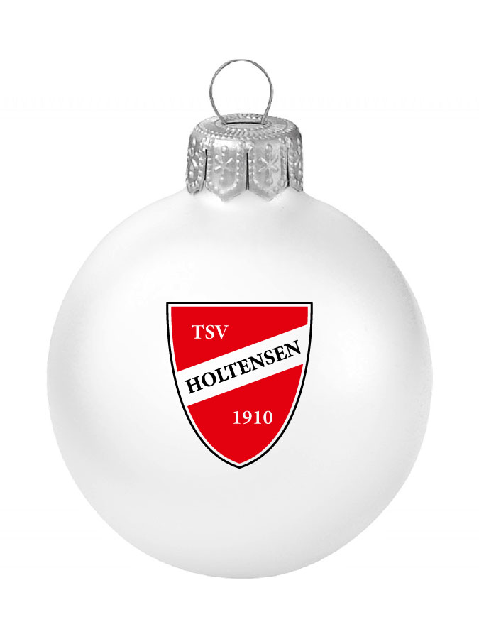 Weihnachtskugel Logo 8cm
