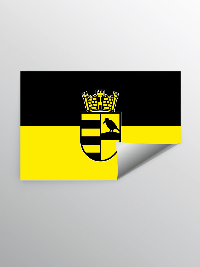 Aufkleber DIN A7 Logo