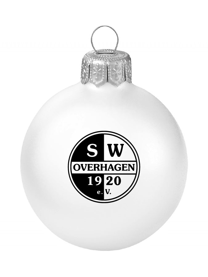 Weihnachtskugel Logo 8cm