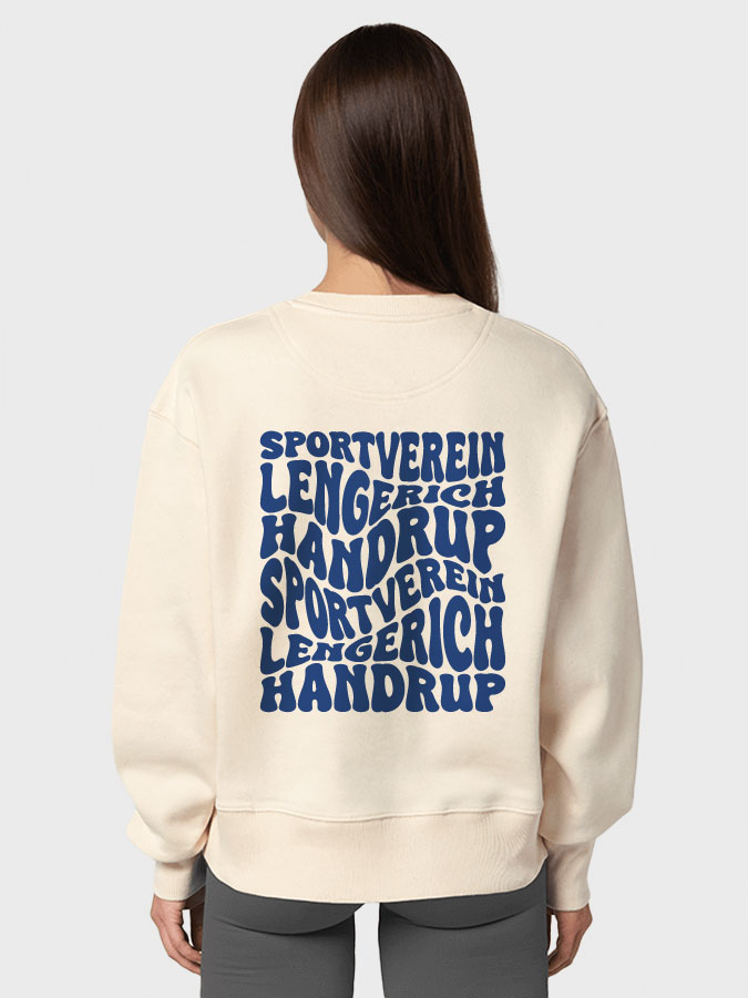 Oversized Sweater Wavy Damen