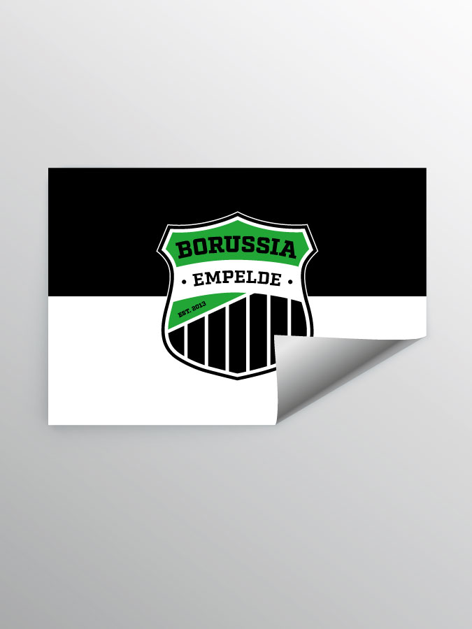 Aufkleber DIN A7 Logo