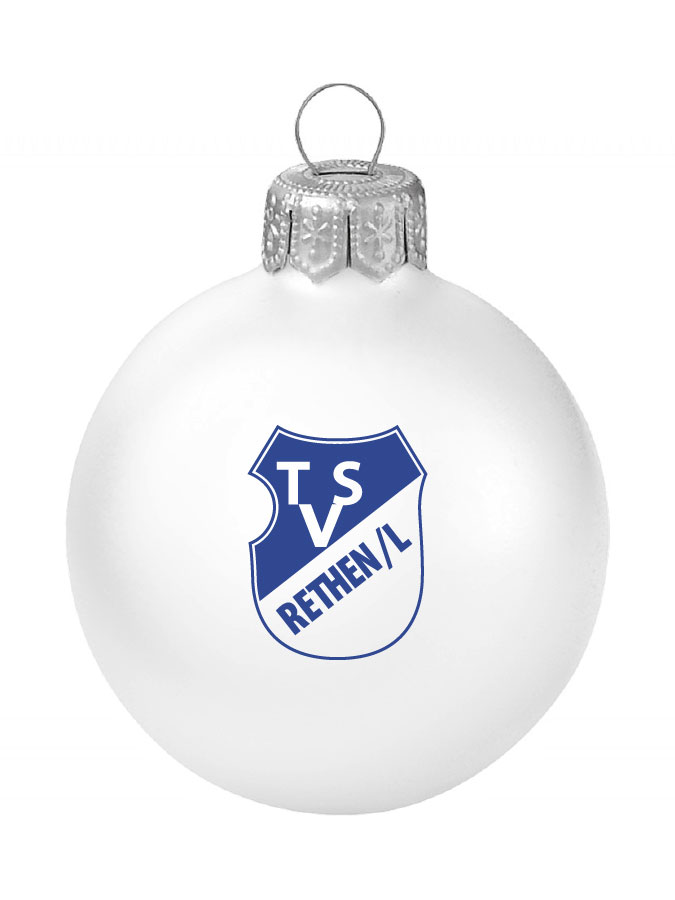 Weihnachtskugel Logo 8cm