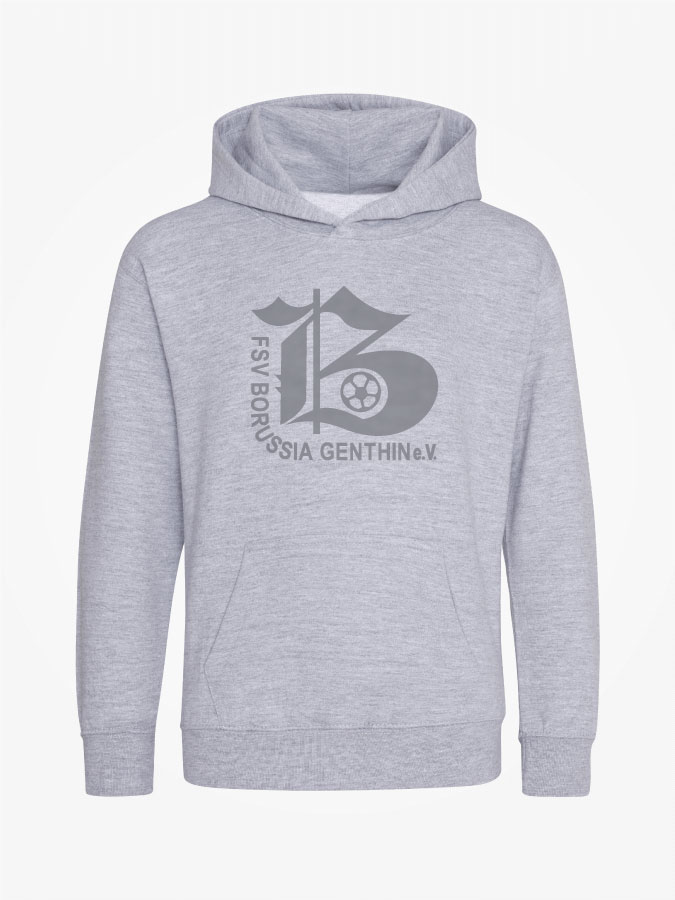 Hoodie All Grey Kids Unisex
