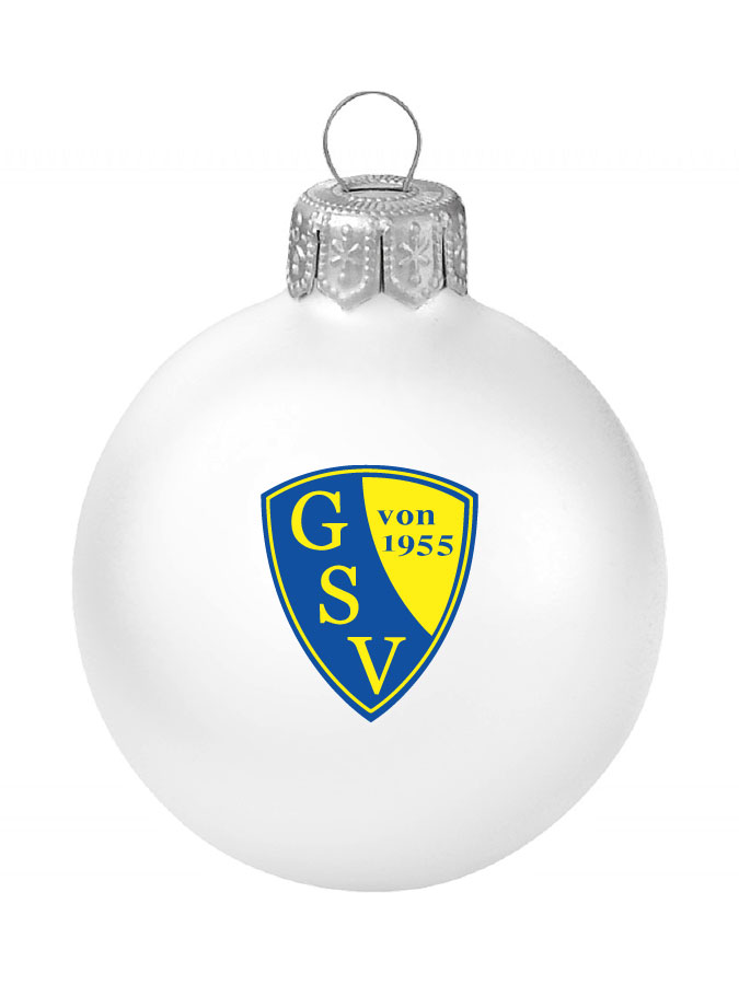 Weihnachtskugel Logo 8cm