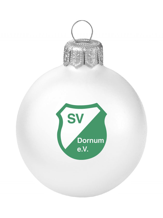 Weihnachtskugel Logo 8cm