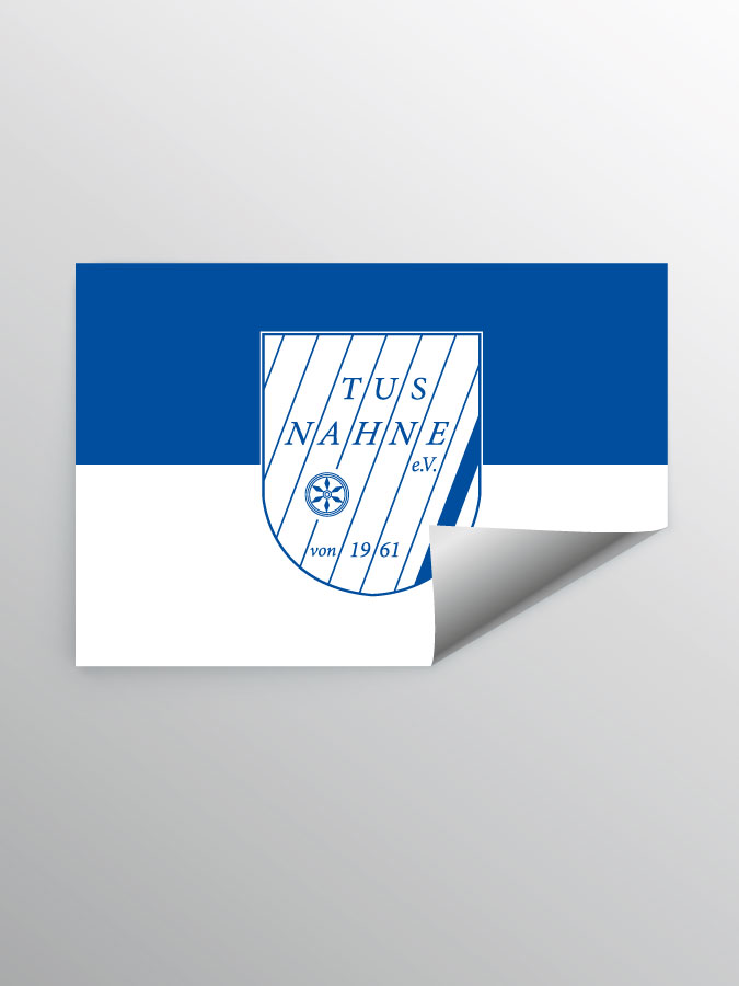 Aufkleber DIN A7 Logo