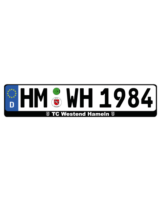 Kennzeichenhalter Kalden (2er Set)