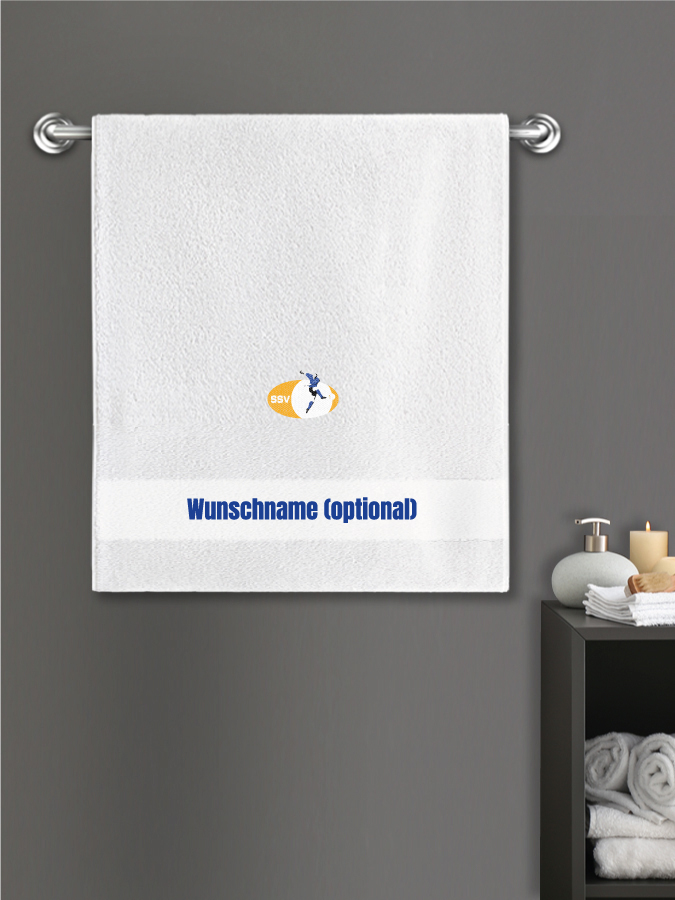 Badehandtuch Team Sticklogo