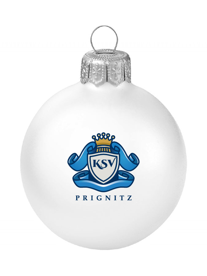 Weihnachtskugel Logo 8cm