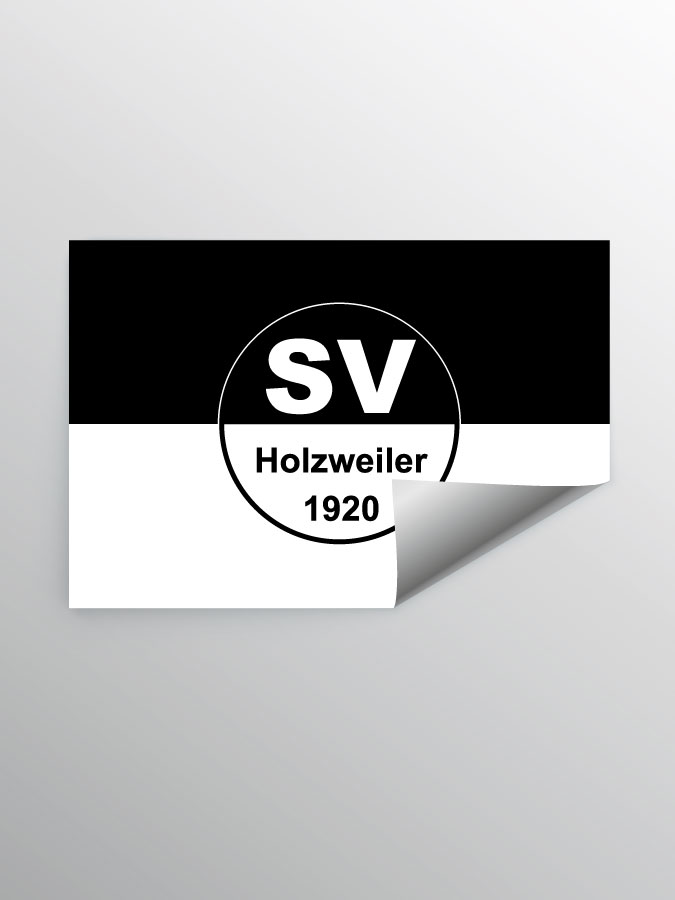 Aufkleber DIN A7 Logo