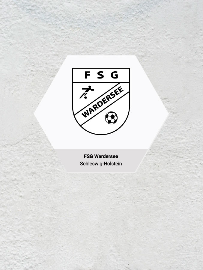 Wandkachel Hexagon mit Logo
